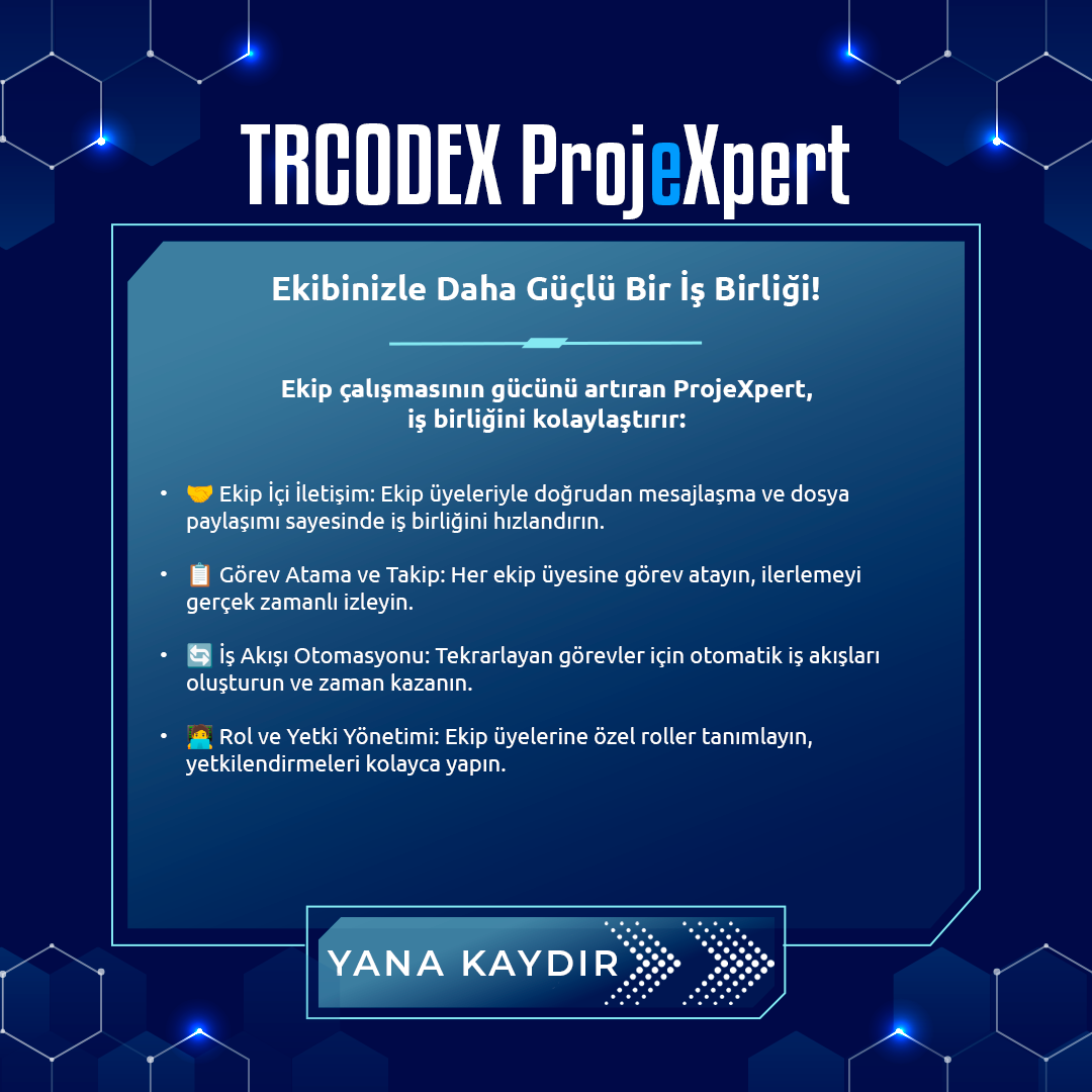 ProjeXpert - Proje Yönetim Sistemi - Görsel 4